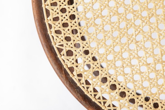 Image 1 of Set of 2 Antique Thonet Bentwood Chairs, Vienna Cafe Chairs, Early 1900s Austrian Chairs, Restored Rattan Seats