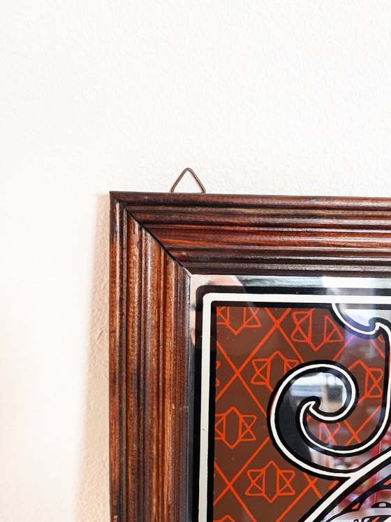 Image 1 of Vintage XL Mucha Job Cigarettes advertising mirror