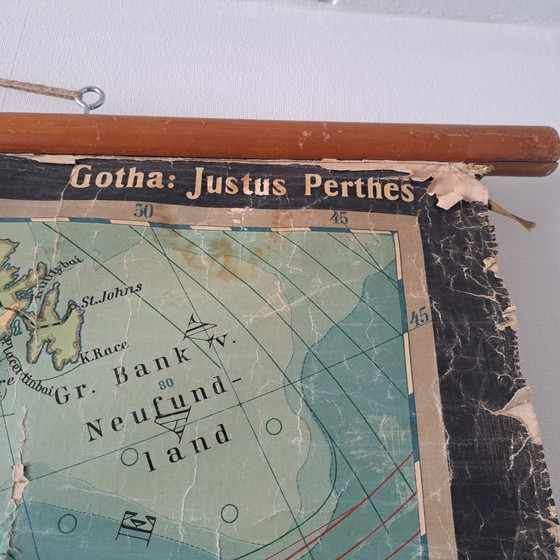 Image 1 of Mappa scolastica/Mappa murale d'epoca; Stati Uniti e America Centrale (USA e America Centrale)