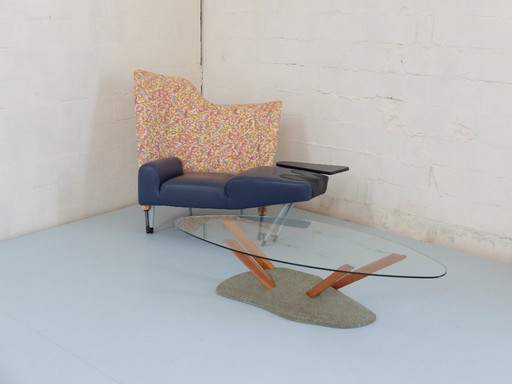 Ensemble canapé et table basse, Torso et Artifici, Paolo Deganello pour Cassina 1985, set de 2.