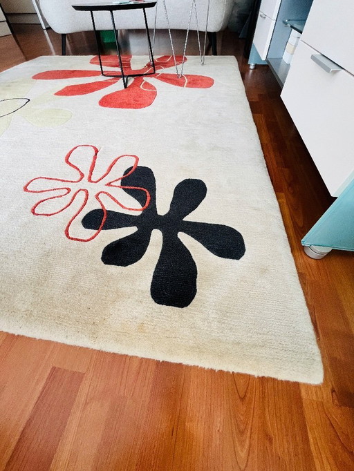 Rug / carpet, Hand-knotted, high pile, pure wool,