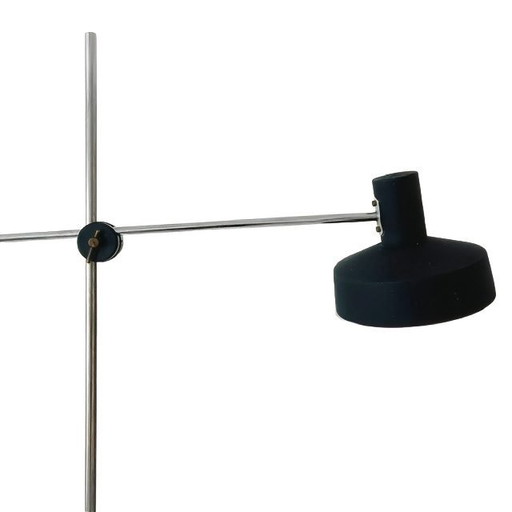 Vintage mid-century Anvia hengellamp J. Hoogervorst verstelbare vloerlamp 1960's