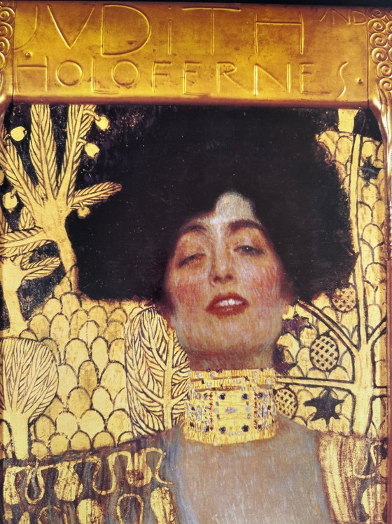 Image 1 of Gustav Klimt (1862-1918), Judith I, 1901, Österreichische Galerie Wien, exhibition poster, Vienna 1900 - Art and Design in 1991,