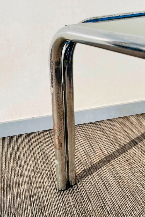 Image 1 of Pair of chrome coffee tables # Vintage 70s # Living Room Tables