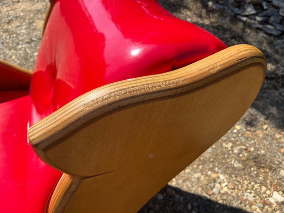 Coppia di Poltrone Vintage Design Postmoderno Him + Her Anni '70 '80 – Wood, Plastic (photo 11 of 15)