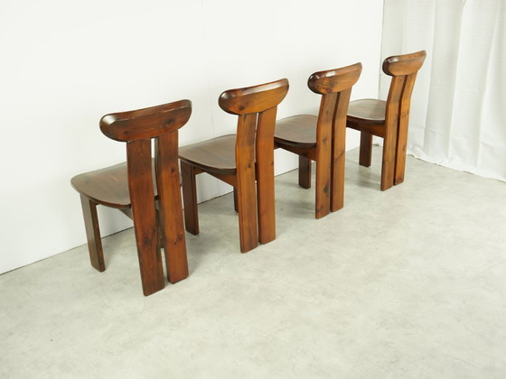 Image 1 of 4x vintage eetkamerstoelen