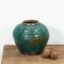 Vase chinois ancien en céramique vert émeraude (c.1820) #5 – Ceramic (photo 9 of 9)