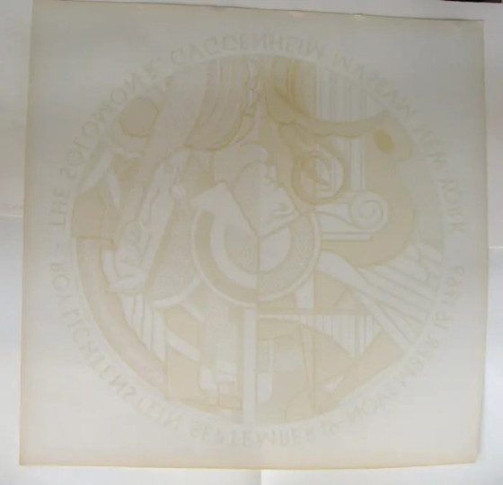 Image 1 of ROY LICHTENSTEIN - SÉRIGRAPHIE COULEUR - MUSÉE GUGGENHEIM