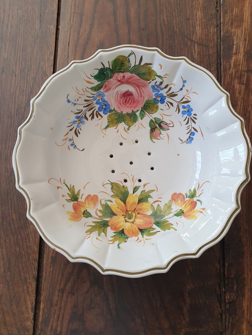 Colander in ceramic Made in Italy