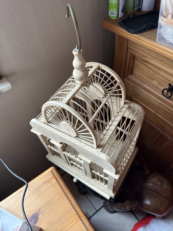 Image 1 of Dekorativer Vogelkäfig aus Holz