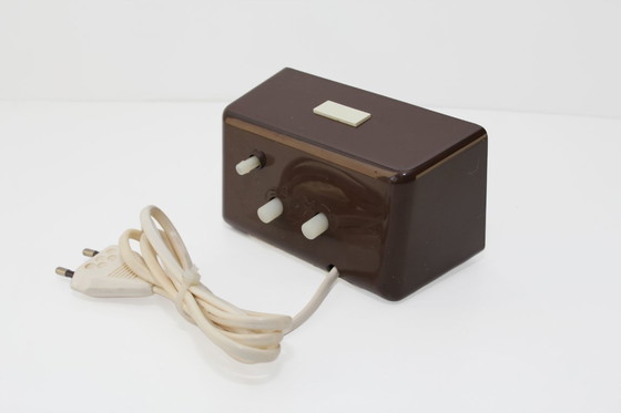 Image 1 of Sveglia retrò - Design dell'era spaziale - Vintage HEMA EK-123