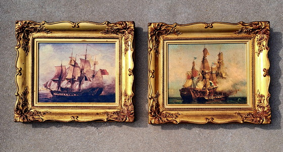 Image 1 of Louis Garneray, atribuido a - Captura de Kent/Captura de Lord Nelson