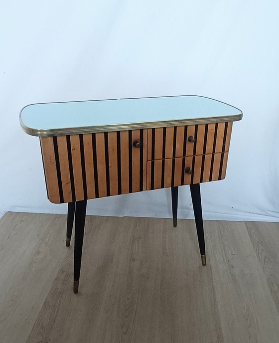 Image 1 of buffet miniature vintage, années cinquante