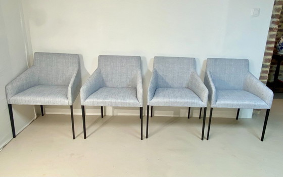 Image 1 of Set di 4 poltrone di design Arper Saari rif. Samantha .