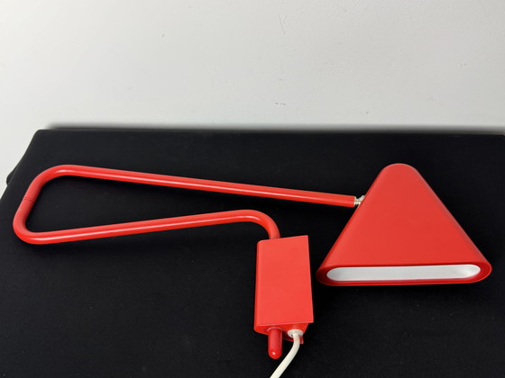 Image 1 of Lámpara de pared de metal rojo IKEA PS 2012 Diseño de Johanna Jelinek