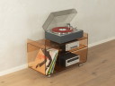 Acryl hifi-rack uit de jaren 70 in Space Age-stijl, van Michel Dumas, vintage.