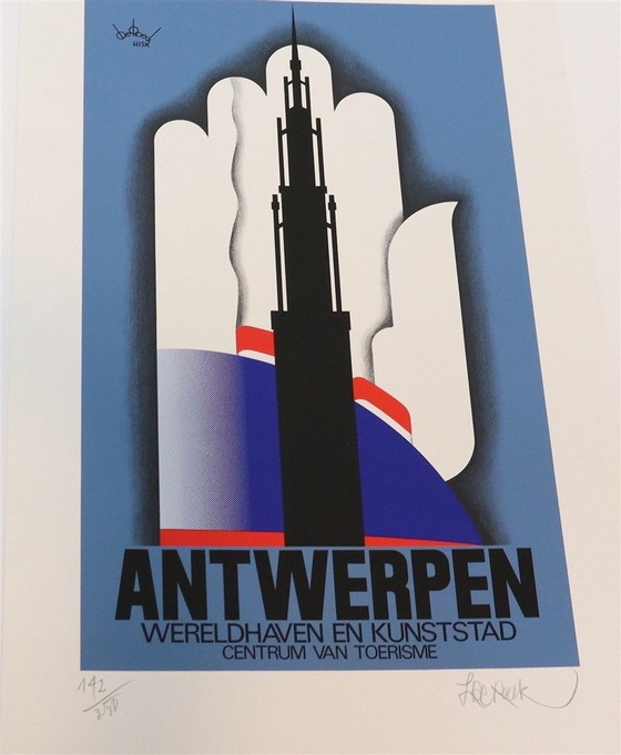 Image 1 of Affiche Anvers - Lucien de Roeck - années 30