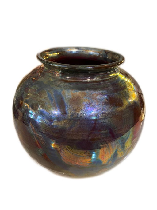 Lustro ceramic vase from the 1970s, Italy