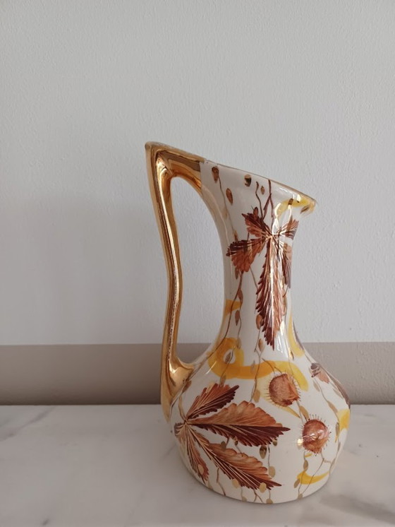 Image 1 of Vaso decorativo vintage di Hubert Bequet (Belgio, anni '50)