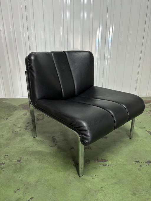 Leather Lounge Chair by Hans Eichenberger for Girsberger, 1960