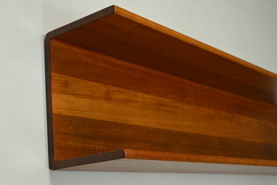 Image 1 of Mensola da parete in teak massello, Germania anni '60.