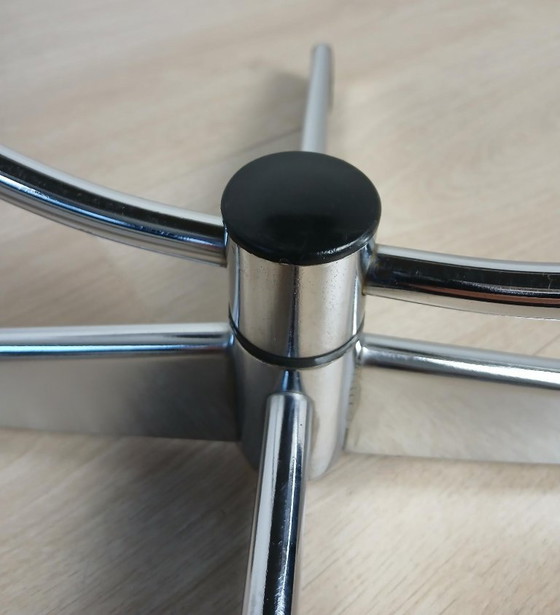2 X Arne Dahléns Voor Dalum – Eetkamerstoelen, Chrome (photo 9 of 15)