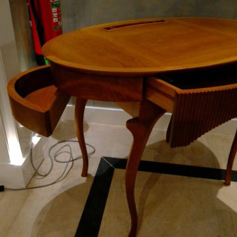 Image 1 of Bureau Ceccotti Arabella en bois de cerisier