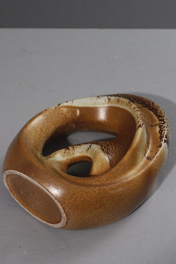 Image 1 of Roberto Rigon für Bertoncello Ceramiche – Freiformvase Italien 1970er Jahre