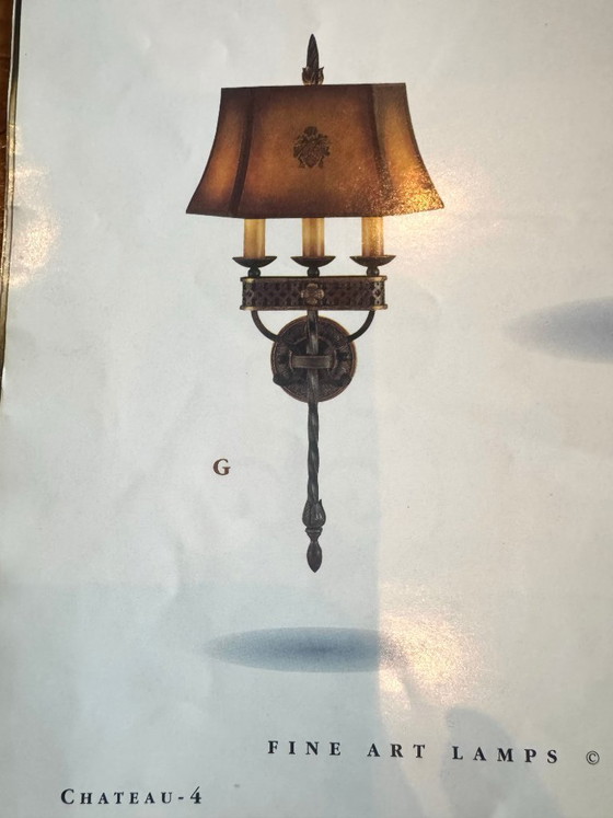 10 exklusive Schlosslampen – Kunstlampen (Florida, USA) – Château-Serie – Fine Art Lamps, Wandleuchten (photo 4 of 12)