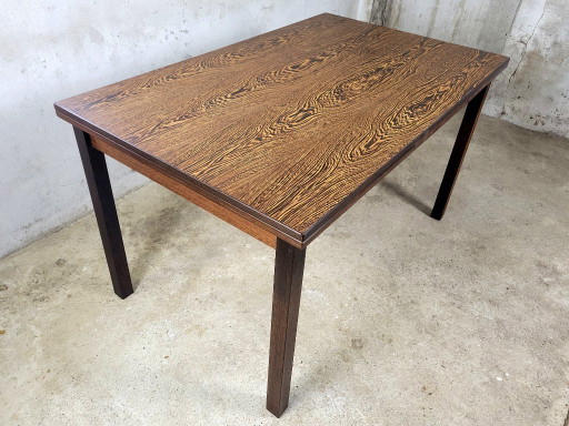 Table de salle à manger vintage en wengé par Arnold Merckx pour Fristho