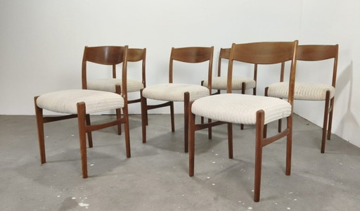 Sedie da pranzo vintage in teak