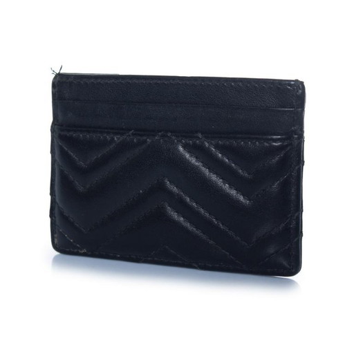 Gucci, GG Marmont card holder in black
