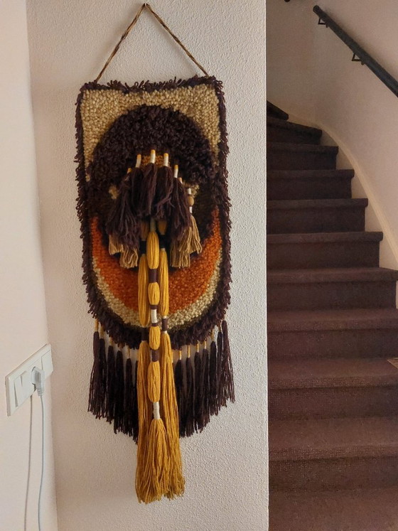 Decorazione murale tedesca vintage in lana, anni '70 – Smyrnafix Germany, Decorazioni murali, Textile, Wool (photo 3 of 6)