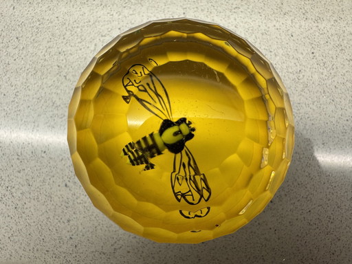 Saint-Louis - Exclusive Crystal Paperweight "Nid d'Abeilles" - Limited Edition (28/150) - 1996