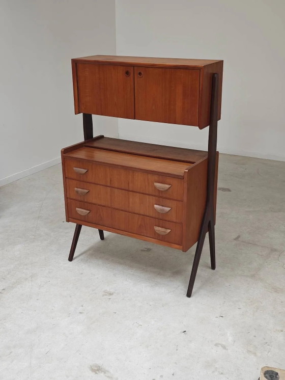 Toeletta/Scrivania di Poul Volther per Orum, Samcom Denmark – Tolette, Wood, Scandinavian (photo 2 of 22)