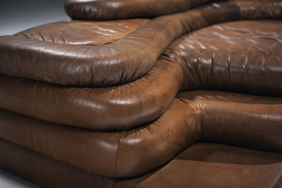 Image 1 of Perfekt patiniertes Sofa DS-1025 Terrazza Landscape von Ubald Klug - De Sede Swiss