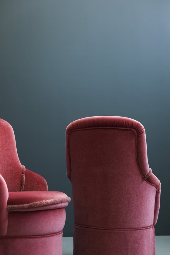 Image 1 of Set di due sedie da boudoir vintage