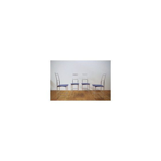 Image 1 of Set of 4 vintage chairs by Ycami, Italy 1980