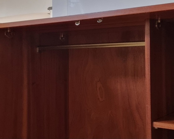 Mid Century Kleiderschrank, Kleiderschränke, Holz, Braun (Foto 9 von 15)
