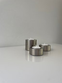 Set di 3 candelieri di design Brabantia – acciaio inox spazzolato