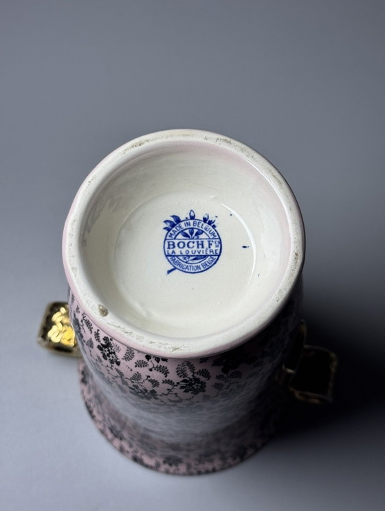 Vaso Art Déco Boch Frères Keramis – Disegnato da Raymond Chevallier, anni '30 – Vasi, Ceramic (photo 9 of 14)