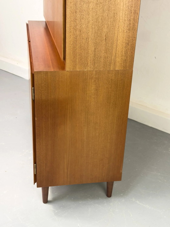 Libreria vintage in teak con scrivania di Omann Jun, anni '60 – Librerie, Scandinavian (photo 28 of 31)