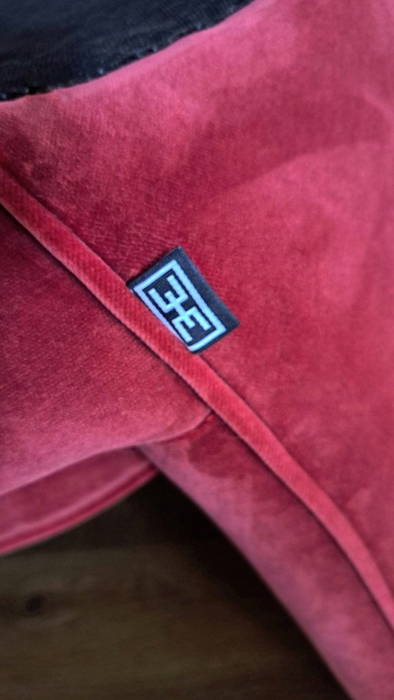 Image 1 of Sillón de terciopelo Eichholtz Trapezium