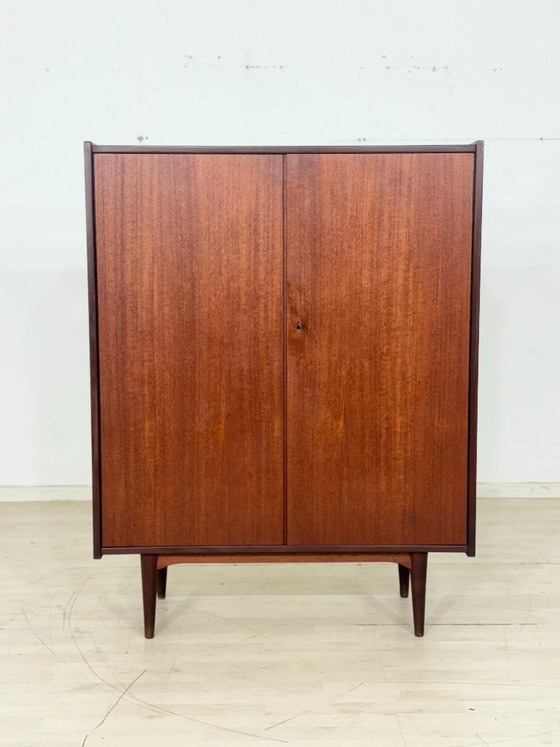 Image 1 of Danish teak linen cupboard / vintage cupboard / mid-century highboard