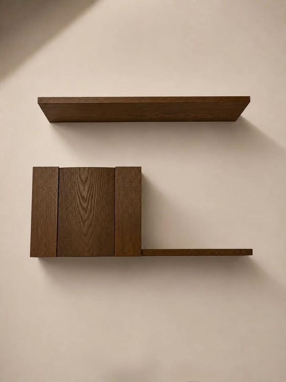 Scaffali a muro modulari brutalisti vintage – Mid Century Modern (photo 2 of 4)