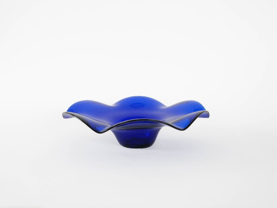 Image 1 of Cobalt platter, Danish design, 1970s, made in Denmark