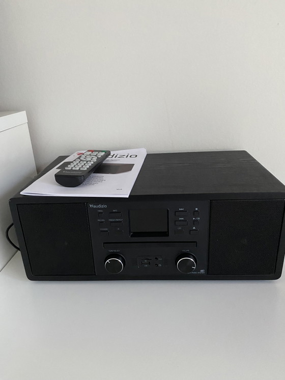 Image 1 of Audizio Avola all-in-one radio internet with CD player DAB FM Bluetooth black