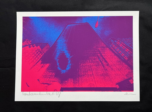 Screenprint Henk Van Der Vet