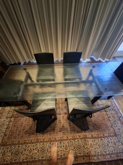 Table de salle à manger Cassina LC6 'Le Corbusier'