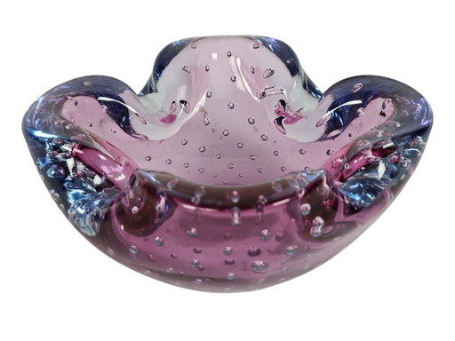 Murano - Sommerso - Bullicante - Bulles d'air piégées - Italie - années 60